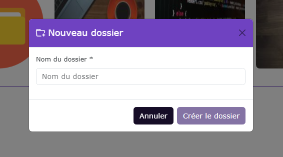 Nouveau dossier